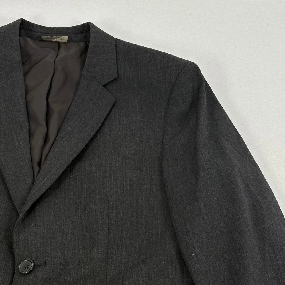 Banana Republic Blazer 40R Charcoal‎ Gray Tailored Slim Fit Wool Wedding Office